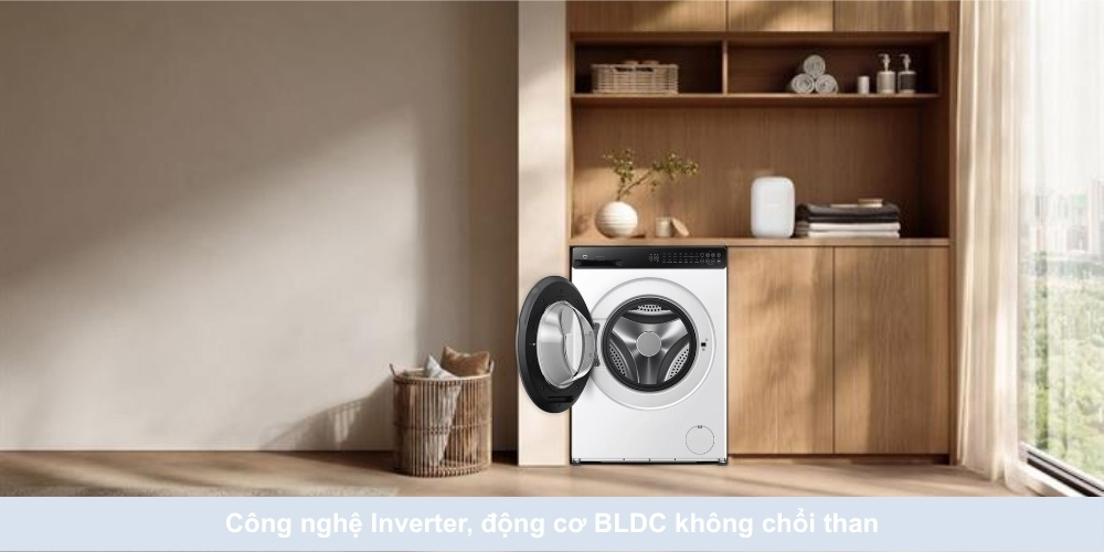 Máy Giặt Xiaomi Mijia WM090MJA08VN sử dụng động cơ BLDC Inverter
