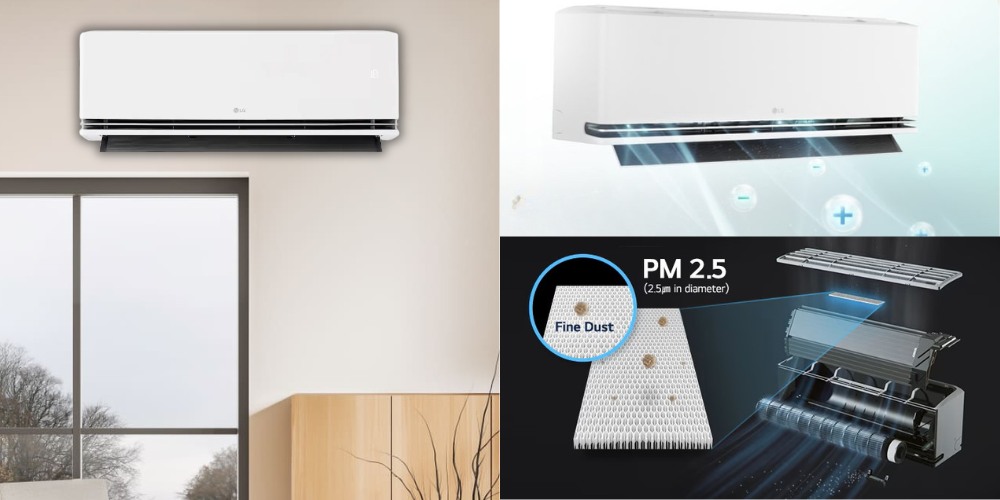 Bộ lọc Ionizer+ và màng lọc PM 2.5 giúp không khí trong lành hơn