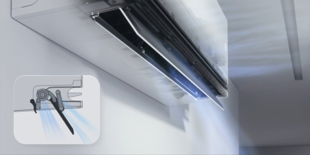 Dual Vane với thiết kế cánh kép mang lại luồng gió linh hoạt, dễ chịu hơn