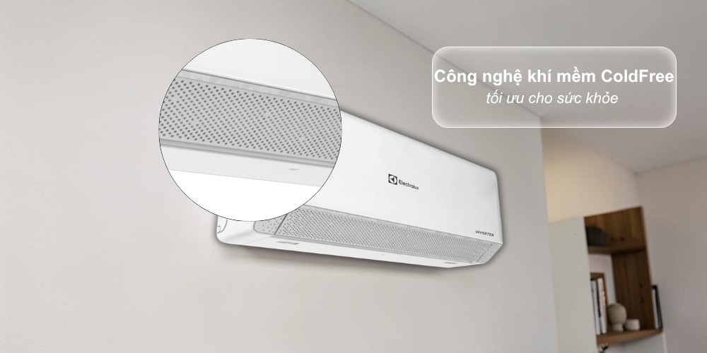 Máy Lạnh 2.5 Hp ESV24C6CF tạo luồng khí mềm mại, dễ chịu