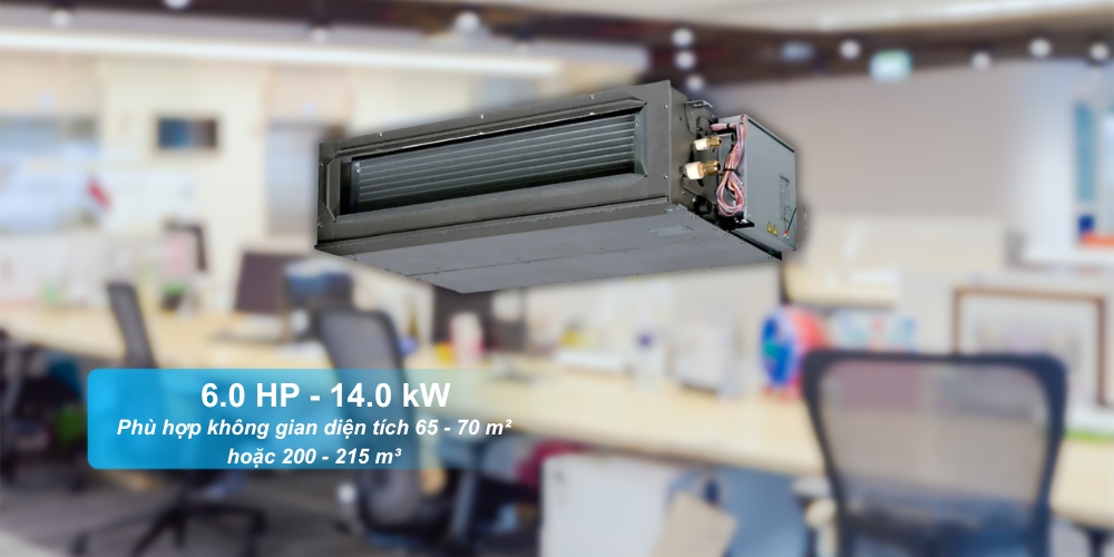 Máy Lạnh 6 Hp FDU140YA-W5 phù hợp không gian lớn