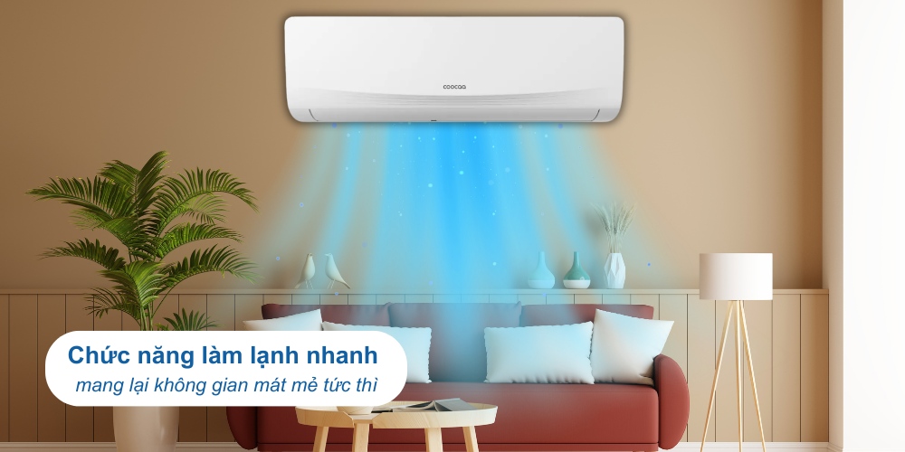 Máy Lạnh CooCaa 2 Hp SMCC18C-3F1A3NC mang đến không khí mát mẻ tức thì