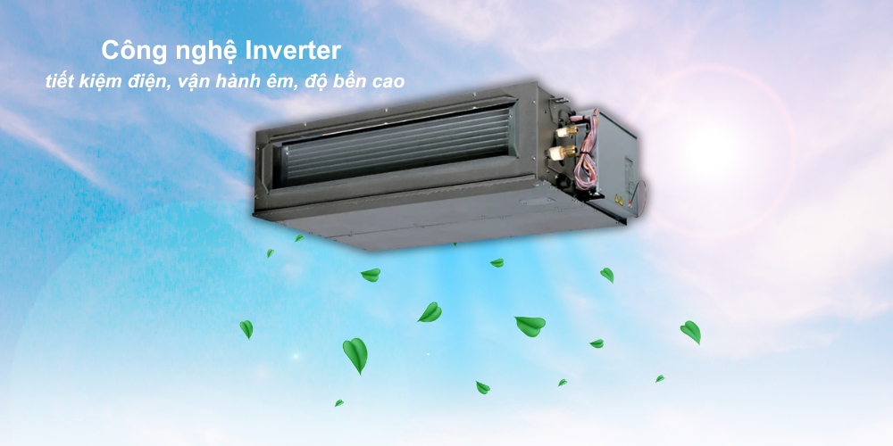 Máy Lạnh Inverter 6 Hp FDU140YA-W5 hoạt động ổn định, giảm tiêu thụ điện năng
