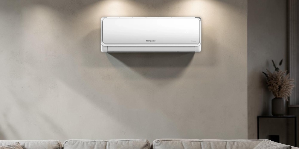 Máy Lạnh Kangaroo KG12ACI treo tường, thiết kế hiện đại