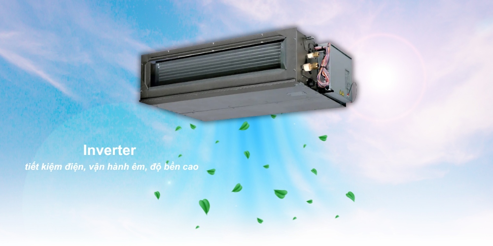 Máy Lạnh Mitsubishi Heavy Inverter FDU125YA-W5 hoạt động bền bỉ, giảm điện năng tiêu thụ