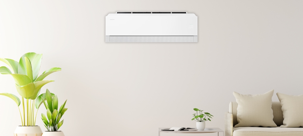 Máy Lạnh Samsung AR80H18DAAWNSV thiết kế trắng tinh tế, liền mạch