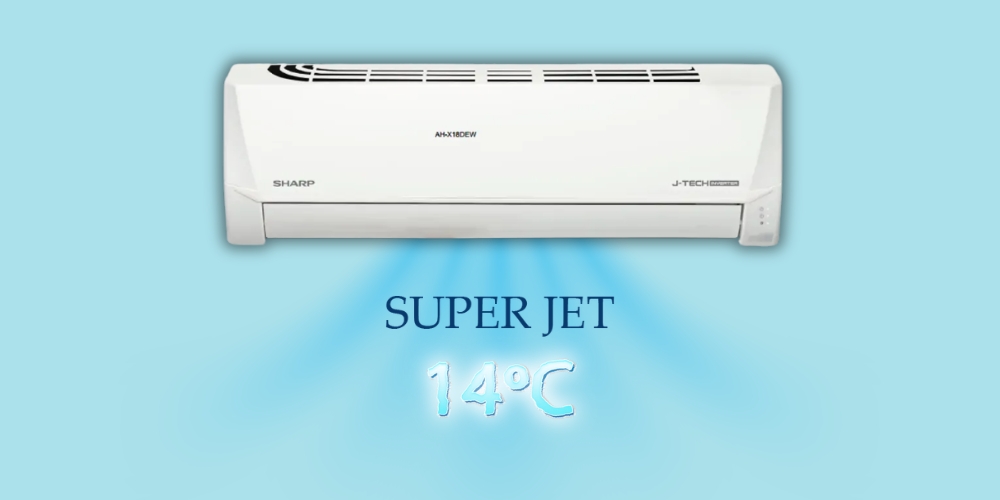 Máy Lạnh Sharp 2 Hp AH-X18DEW làm mát nhanh chóng