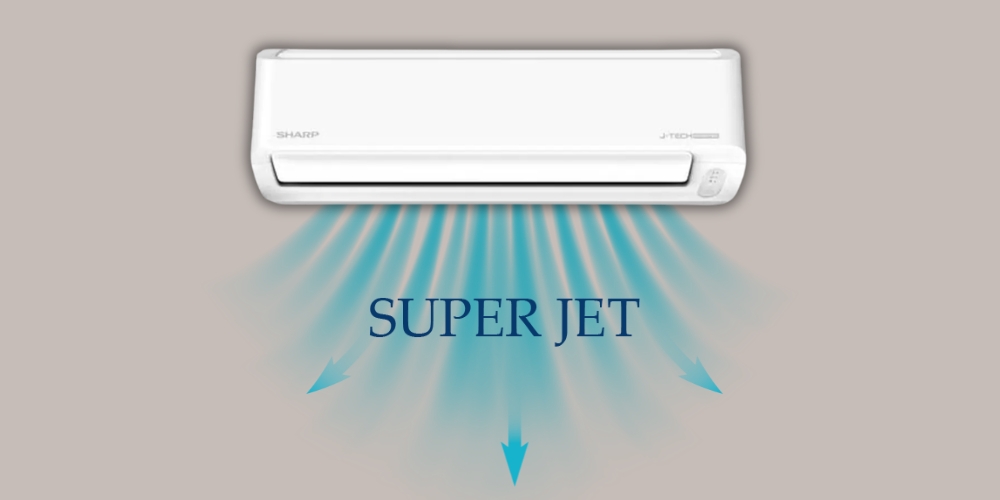 Máy Lạnh Sharp AH-X10DEW làm lạnh nhanh, mát lạnh tức thì