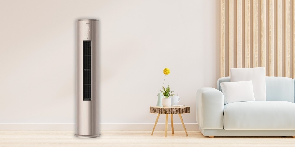 Máy Lạnh Tủ Đứng CU/CS-NZ24CF1H-8N màu vàng gold thiết kế sang trọng