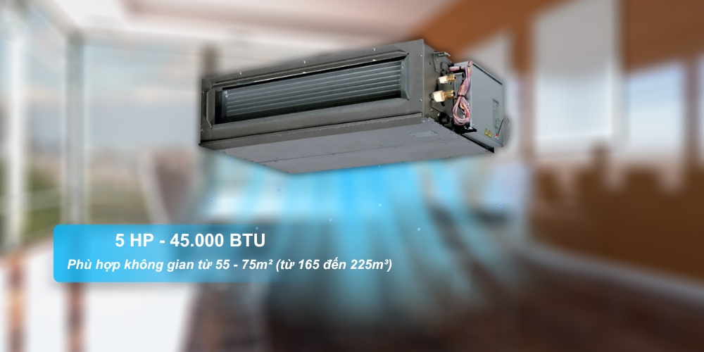 Mitsubishi Heavy Inverter FDU125YA-W5 khả năng làm lạnh mạnh mẽ 45.000 BTU