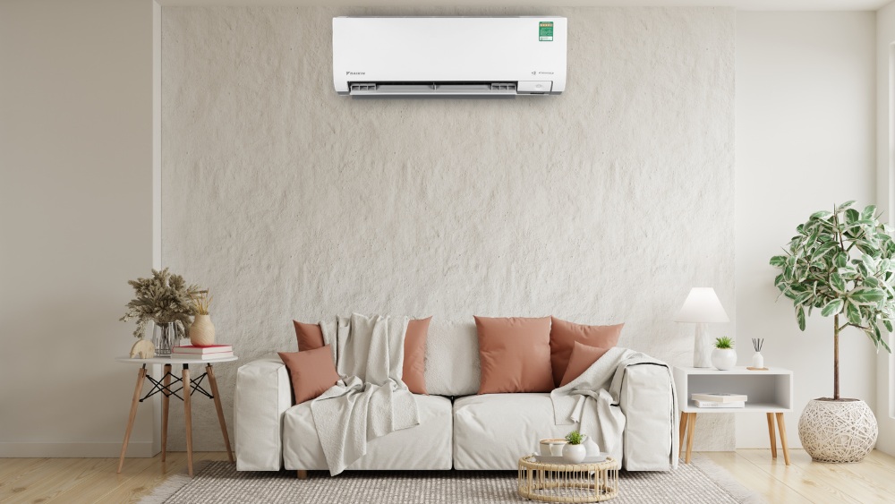 Thiết kế hiện đại của Máy Lạnh Daikin Inverter 1.5 Hp FTKM35AVMV