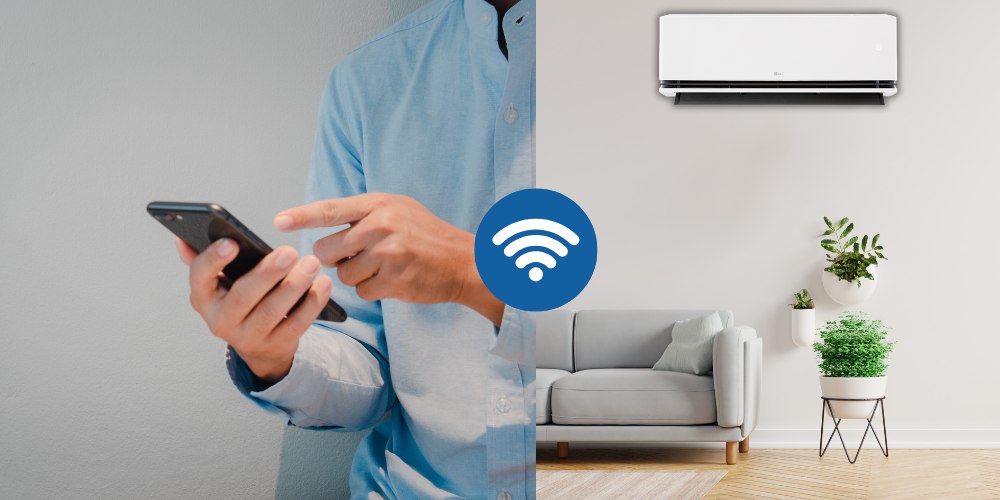 Tiện lợi với tính năng điều khiển từ xa qua ứng dụng LG ThinQ