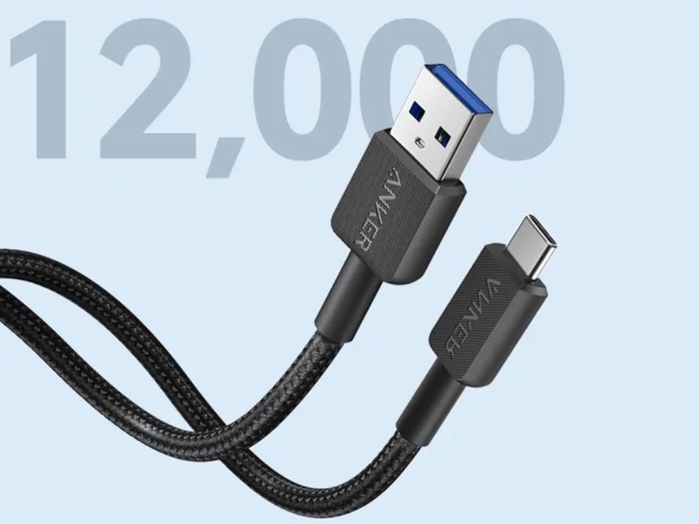 Cáp sạc Anker 322 A-C 1.8m Nylon Đen (Black) bền bỉ