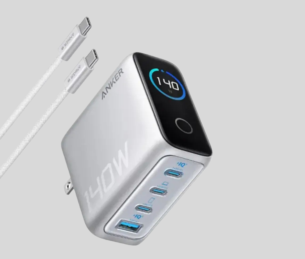 Thiết kế Củ Sạc Anker Zolo 3C1A 140W (with USB-C Cable)