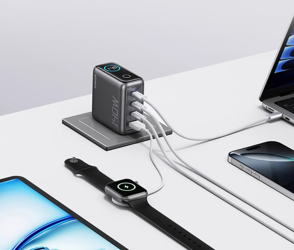 Anker Zolo 3C1A 140W (with USB-C Cable) sạc an toàn
