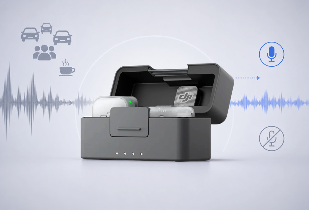 Thu âm trên DJI Mic Mini 2