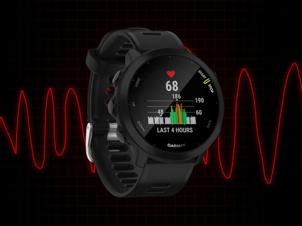 Garmin Forerunner 55 Đen theo dõi sức khỏe