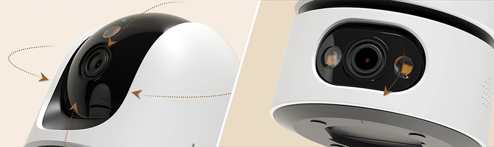 2 ống kính điều chỉnh linh hoạt Camera IP 360 độ 5MP Imou IPC-S2XEP-10M0S