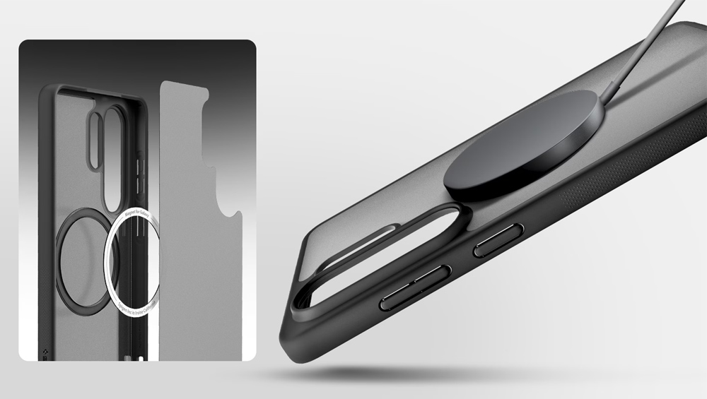 Spigen Capella Magnet Samsung S26 Ultra hỗ trợ sạc Magsafe, không dây