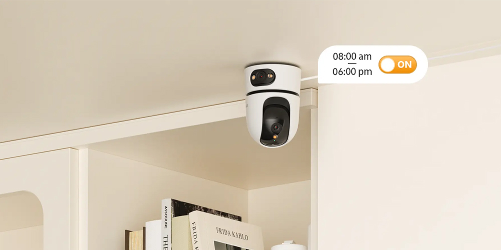 Người dùng có thể cài đặt lịch hoạt động và thời gian nghỉ của camera