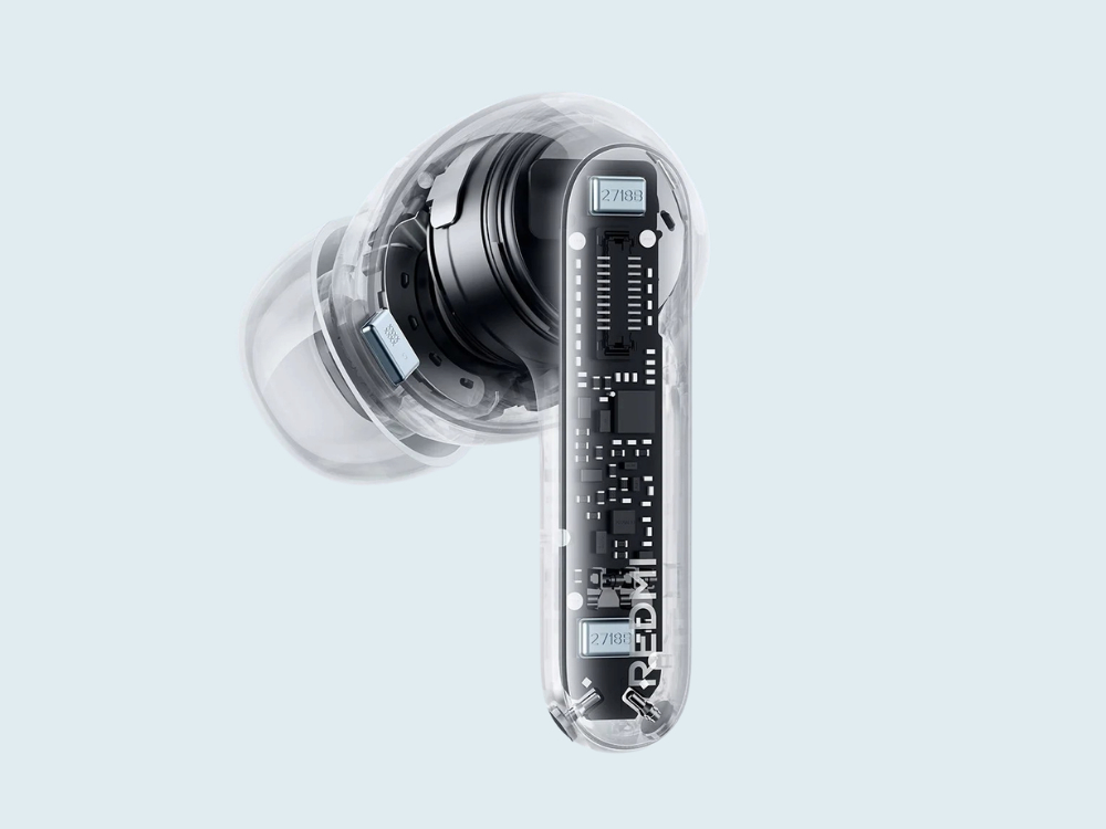 Xiaomi Redmi Buds 8 Pro Đen với 3 micro AI khử ồn