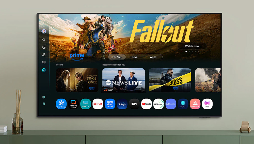 Hệ điều hành One UI Tizen Tivi Samsung 4K 50 Inch UA50U8000F