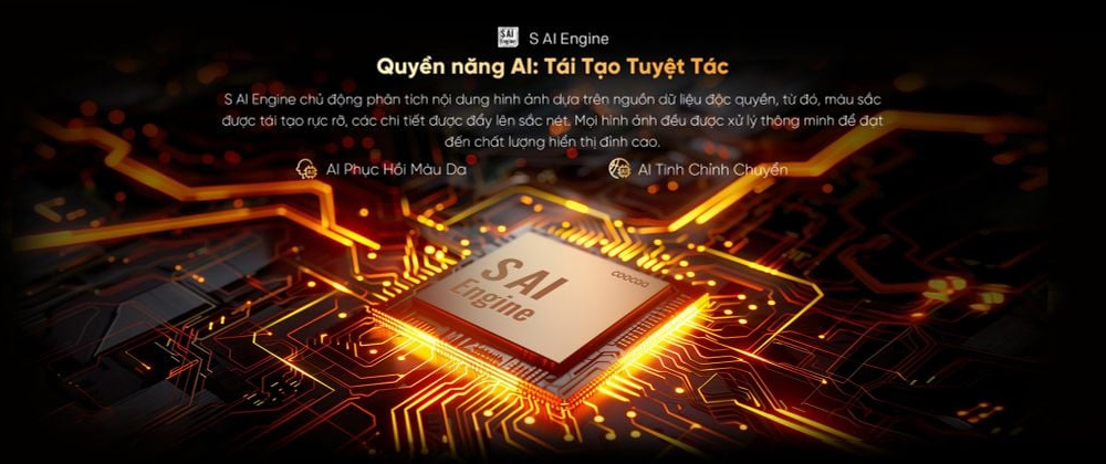 Chip xử lý S AI Google Tivi QLED Coocaa 55L75