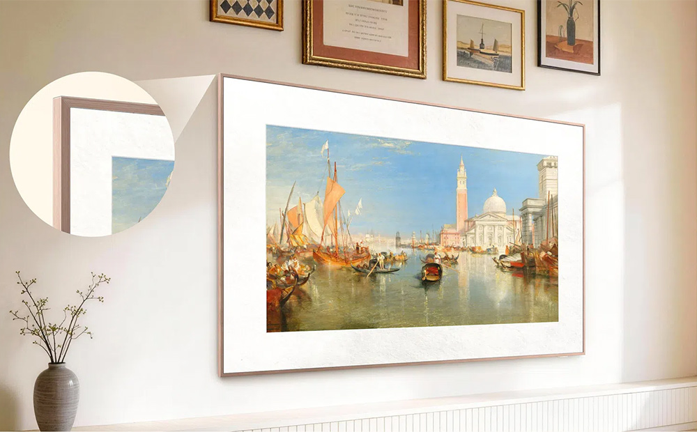 Cảm hứng thiết kế từ khung tranh Tivi TCL QLED 4K 43 Inch 43A400 Pro