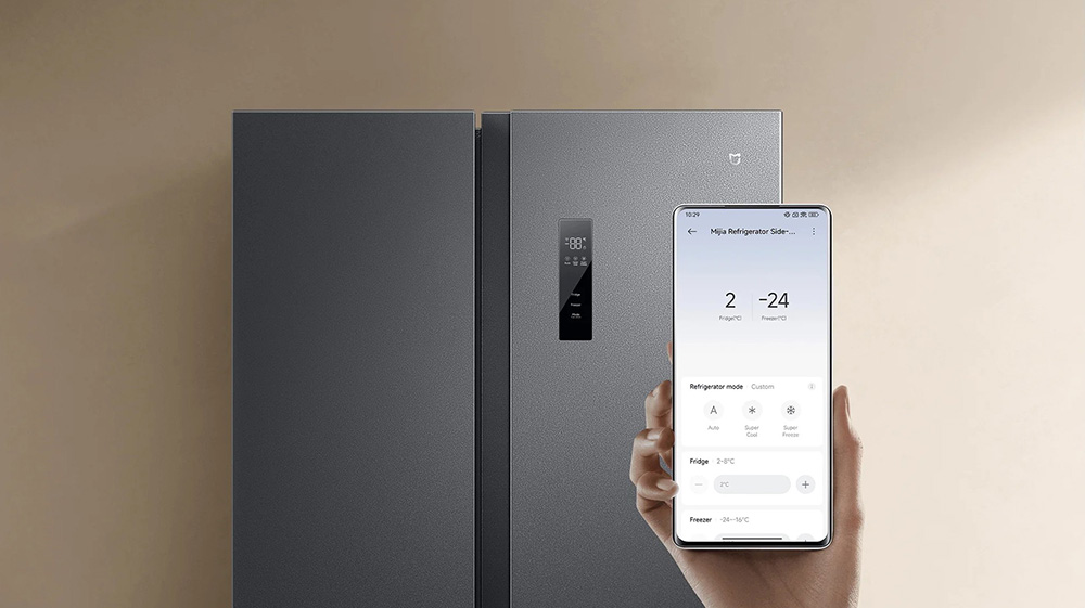 Kết nối Xiaomi Home quản lý tủ lạnh MRS72HMPAVN thông minh
