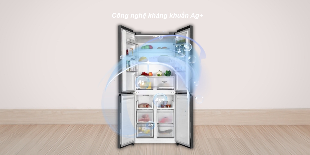 Tủ Lạnh Simplehome 418 Lít CQ-485WE giúp bảo quản thực phẩm sạch khuẩn