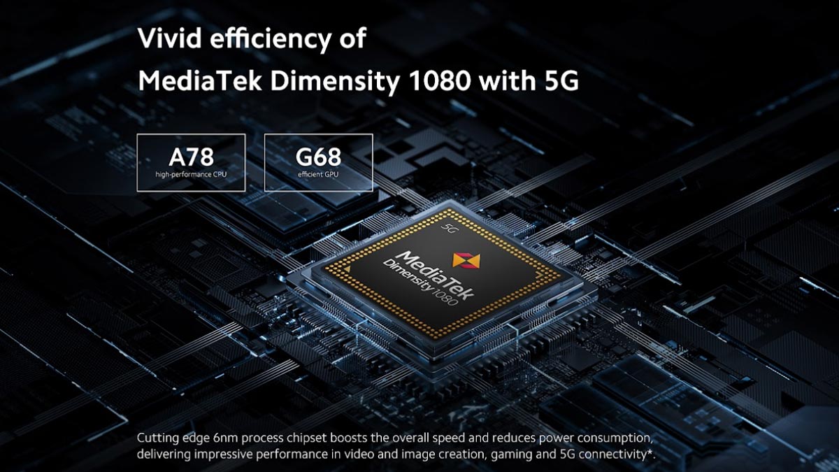 MediaTek Dimensity 1080 5G thường được trang bị trên dòng điện thoại Redmi