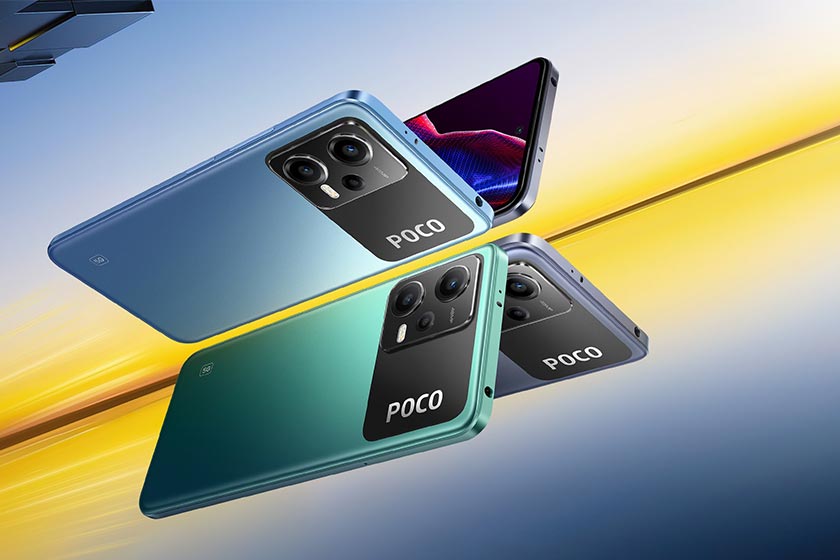 POCO X5 phiên bản tiêu chuẩn có thiết kế cứng cáp