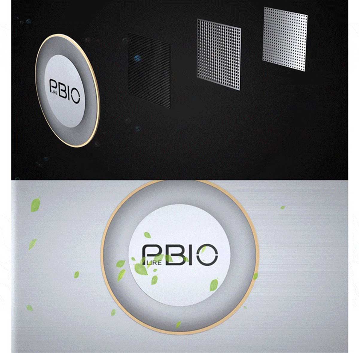 Công nghệ PureBio khử mùi, diệt khuẩn mạnh mẽ.