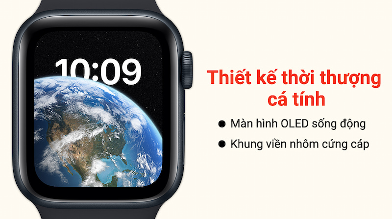 Màn hình Apple Watch SE 2022 LTE 40mm sở hữu công nghệ OLED