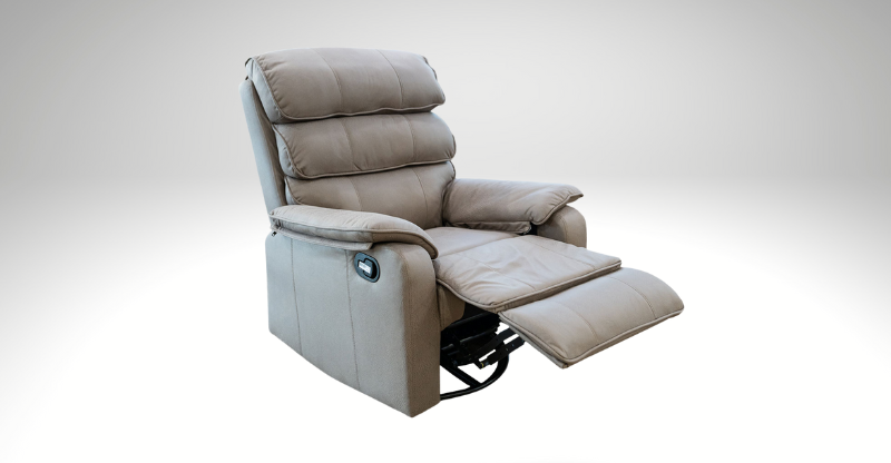 Nút tùy chỉnh, ngã ghế ra phía sau, nâng hạ chân ghế tùy ý