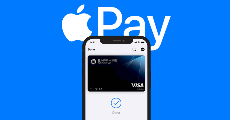 Apple Pay hoạt động qua hình thức kết nối không dây NFC