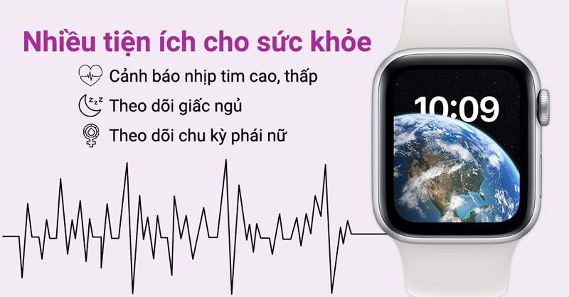 Apple Watch được trang bị nhiều tính năng chăm sóc sức khỏe