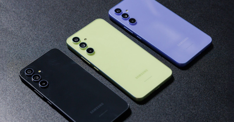 Ba phiên bản màu của Galaxy A54 5G