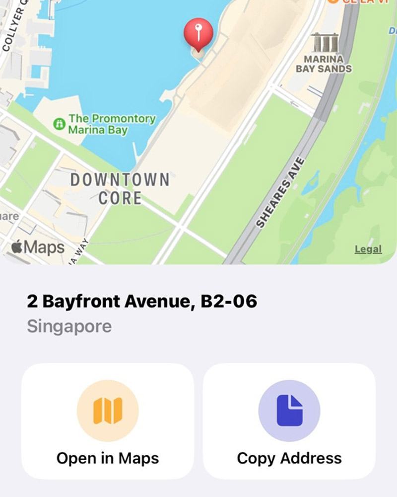 Facades cung cấp bản đồ định vị và hướng dẫn đường đi đến Apple Store