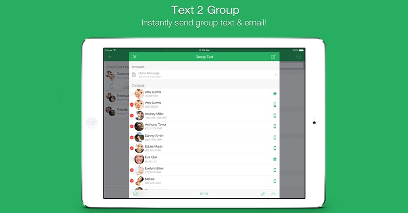 Gửi tin nhắn bằng Text 2 Group 