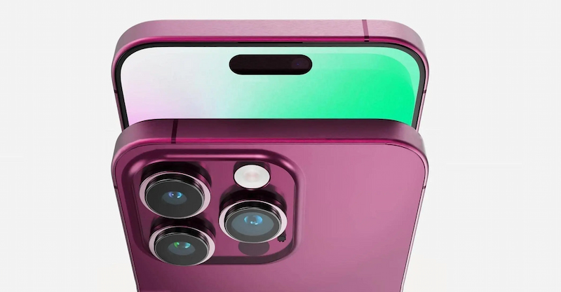  iPhone 15 Pro màu hồng vẫn sẽ có 3 ống kính sau