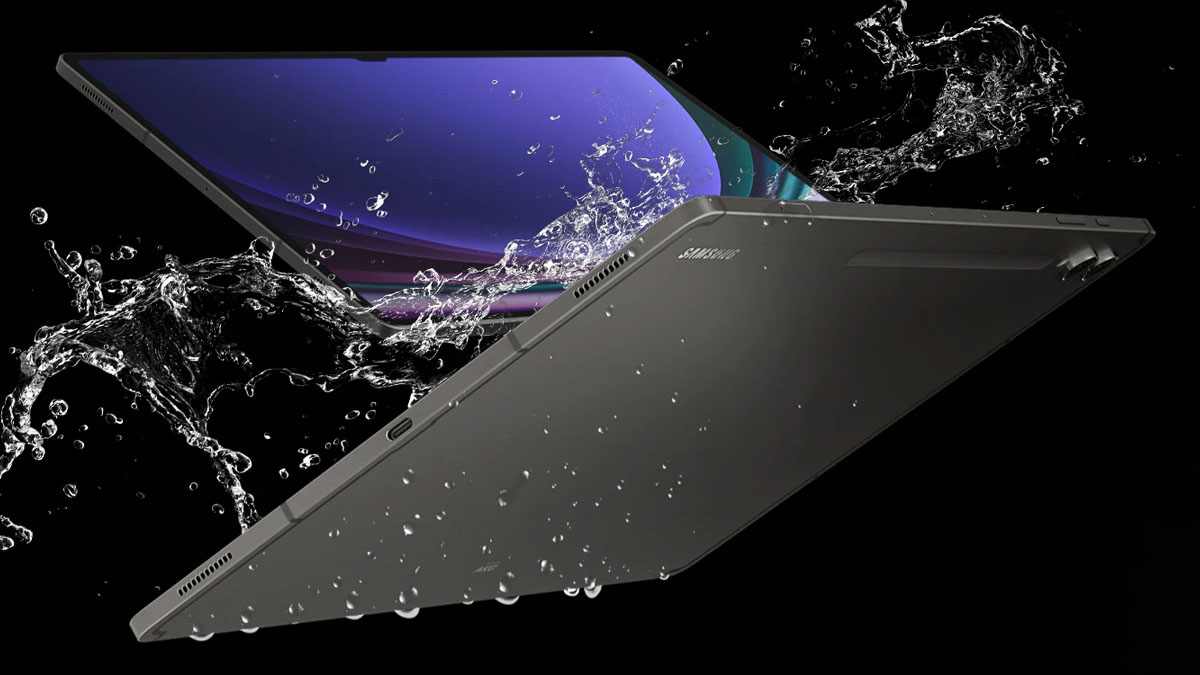Khả năng kháng nước Chuẩn IP68 của Samsung Galaxy Tab S9 Ultra