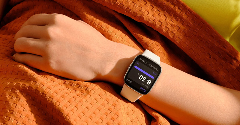Màn hình Redmi Watch 3 có tần số quét 60Hz mang đến tốc độ phản hồi nhanh 