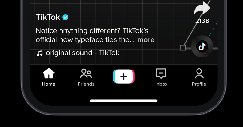 Phông chữ mới của TikTok dễ nhìn và giúp tăng khả năng sáng tạo