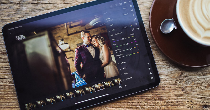 Hiện nay iPad Pro dần được sử dụng phổ biến trong việc xử lý hình ảnh Lightroom