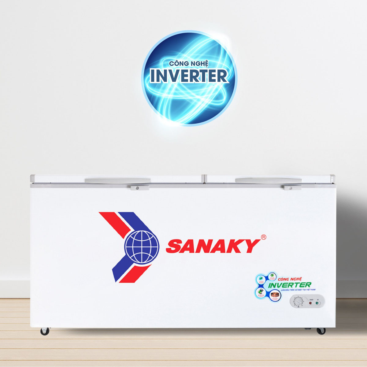 Tủ Đông Sanaky VH 6699HY3 được tích hợp công nghệ Smart Inverter