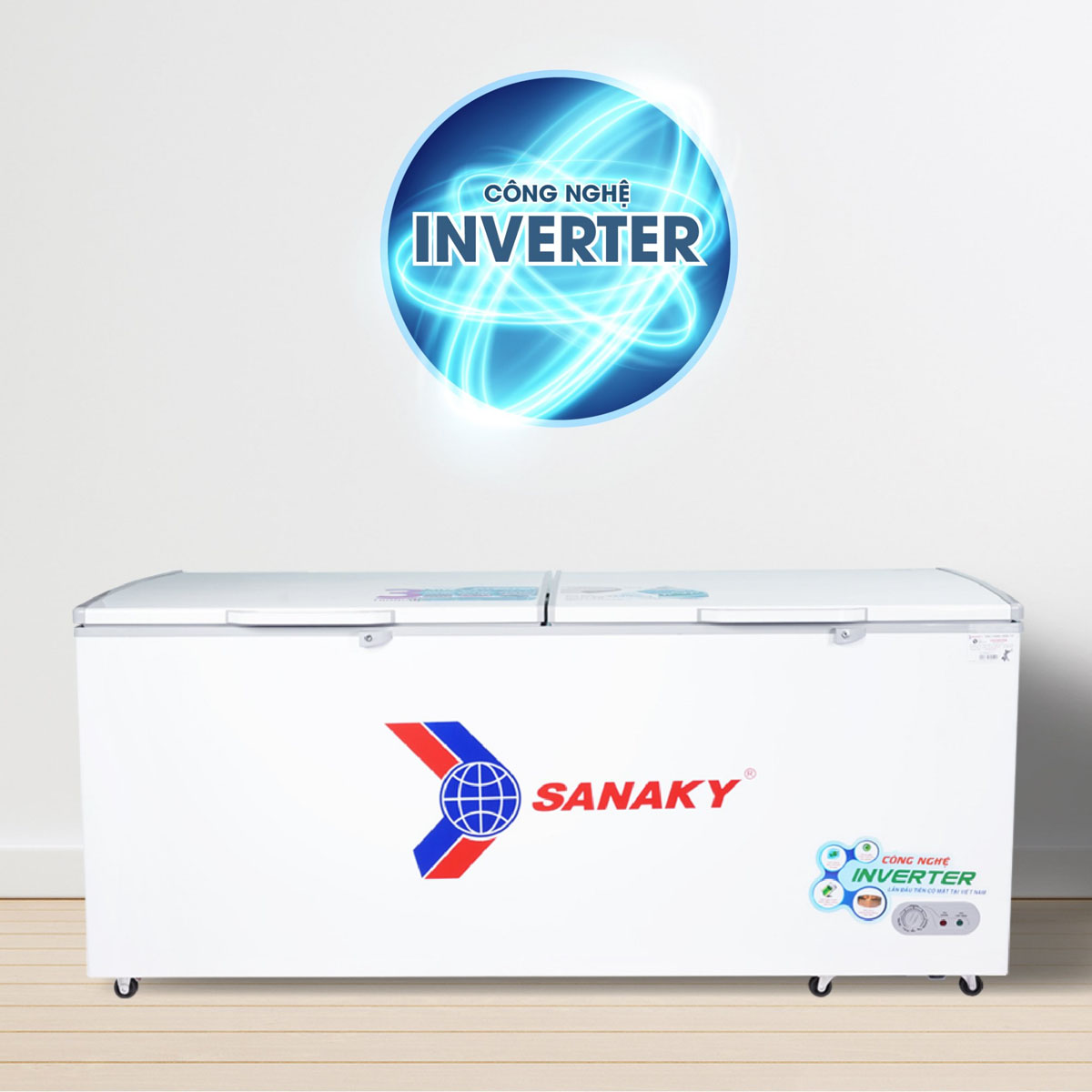 Tủ Đông Sanaky VH 8699HY3 được tích hợp công nghệ Smart Inverter