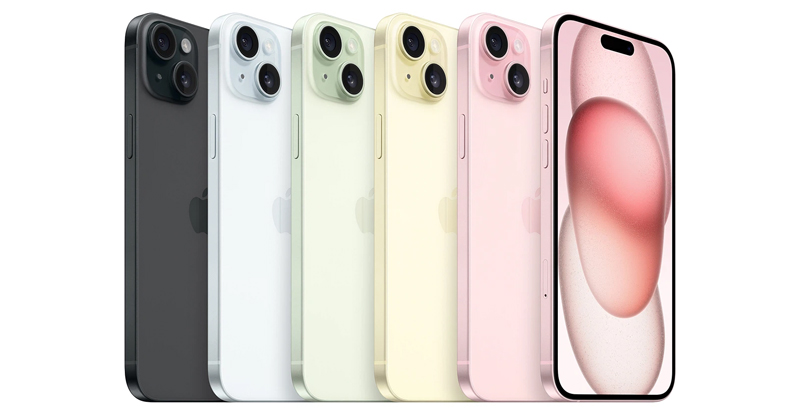 Các phiên bản màu sắc của iPhone 15 Plus