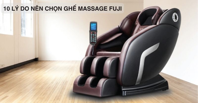 10 lý do nên chọn mua ghế massage Fuji