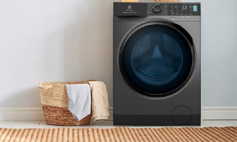 Máy giặt có thiết kế gọn gàng, hiện đại